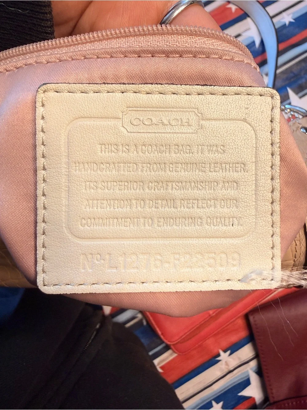 Coach vintage Leather Kristin spectator Shoulder Bag authentic
